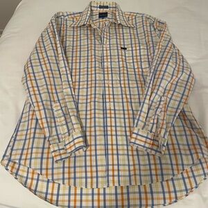 Faconnable Plaid Button Down Shirt